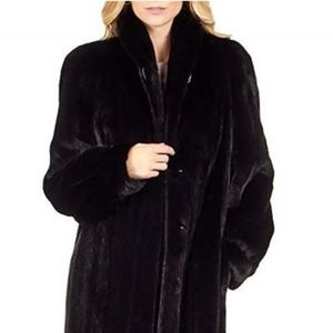 Flemington Furs Blackglama Full Length Mink Coat